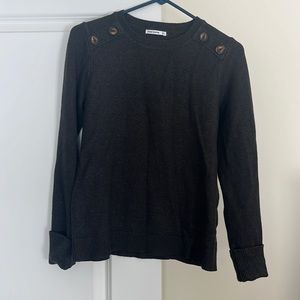 Size L grey Pink Clover sweater